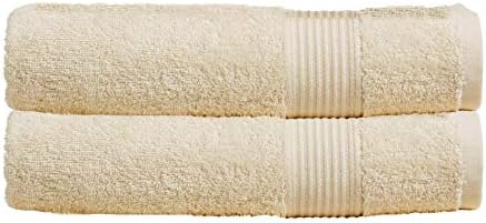 Olivia Rocco Egyptian Cotton Towels Home Bathroom Towel Set Bale Fade Resistant 500gsm Home Collection Bales Bath Sets, 2 Hand Towels White