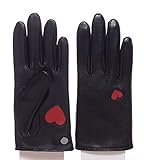 fabric_type; 100 % Leder Roeckl Damen Tuileries Touch Handschuhe, Black, 6.5
