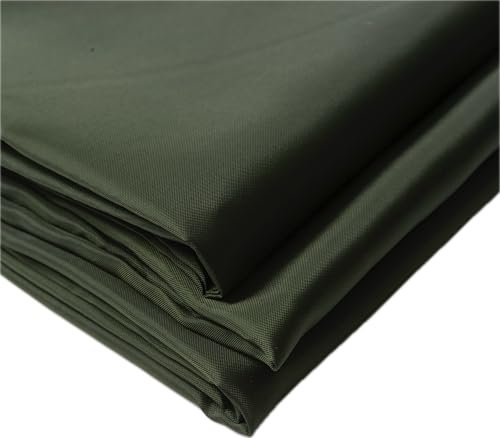 IPEA Tejido de Verde Oscuro 200 x 150 cm color Negro - Made in Italy – Tejido al Metro para Costura, Ropa, Forros, Chaquetas, Pantalones, Faldas, Muebles, Almohadas - Tela Lisa para Coser y Forrar