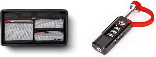 Nanuk 935-LIDO - Organizador de tapa para funda Nanuk y cerradura de caja aprobada por la TSA color negro 900-TSA Lock NANUK