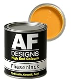 Alex Flittner Designs Fließenlack in Pastellgelb RAL1034 hochglänzend - Emaille Lack & Fließenfarbe