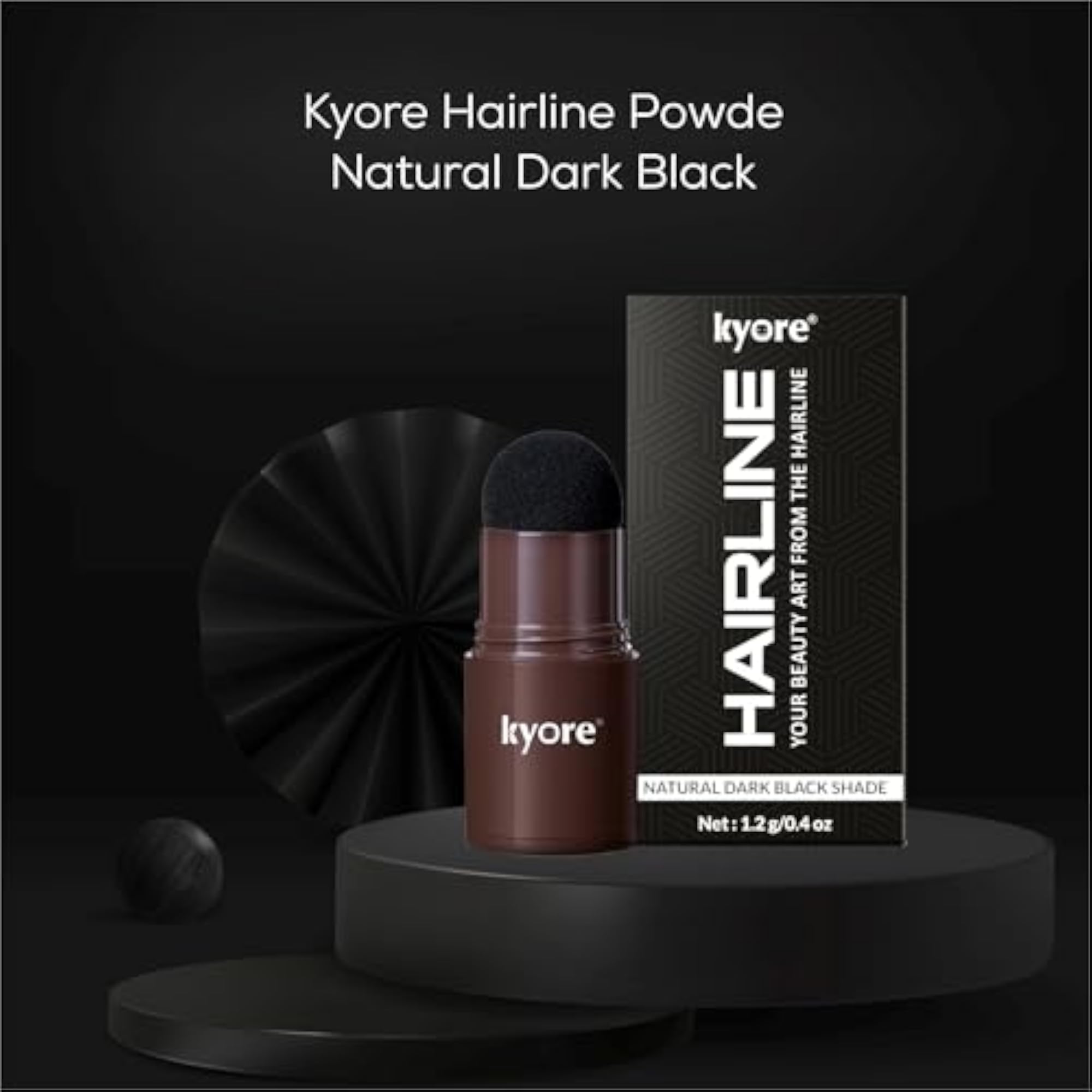Instant Natural Hairline Powder for Women & Men - Black