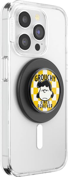 PopSockets Agarre de teléfono para MagSafe, Soporte magnético, Grouchy Lucy
