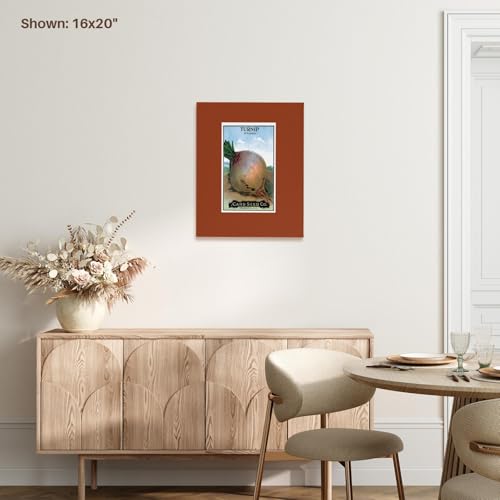 3dRose Turnip Rutabaga Root Vegetable Seed Packet Reproduction Museum Grade Canvas Wrap 16x20