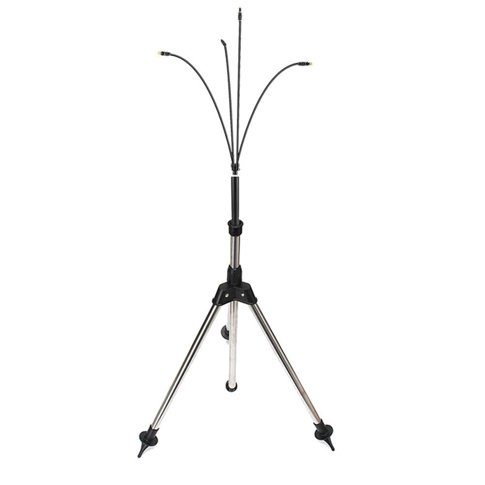 Nebulizzatori in piedi per patio esterno, sistema di nebulizzazione portatile ad altezza regolabile con linea d'acqua da 7,9 m, nebulizzatori d' acqua flessibili per raffreddamento esterno, cortile