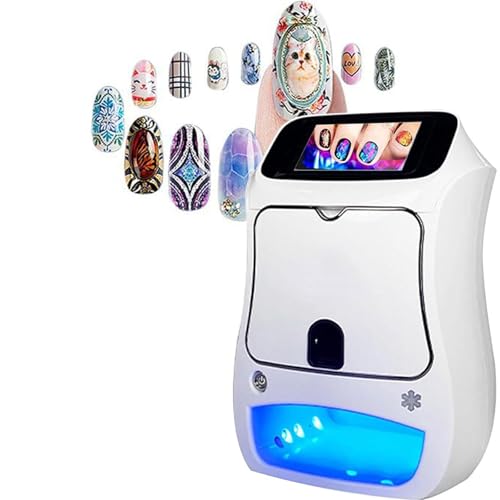 Sunseota Nail Art Printer Machine,w/Touch Screen Display,3D Digital Nail Printer
