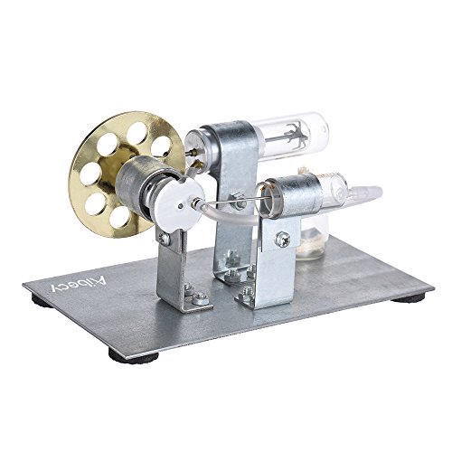 Aibecy Mini Hot Air Stirling Engine Motor Model Stream Power Physics Experiment Educational Toy
