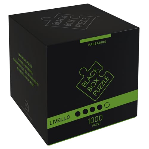Black Box Puzzle 1000 pezzi - Blackbox Puzzel con motivo a sorpresa senza modello, puzzle difficile per adulti esigenti, Puzzle-Box paesaggio (2024)