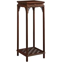 Artware Holder Living Room Classical Redwood Furniture, Red Sour Branch Wood Balcony Flowerpot Base Home Decor