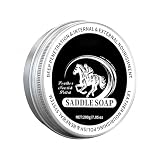 Sapone Da Sella Per Stivali In Pelle - Balsamo Di Cura Riparatore Della Pelle | Detergente Balsamo Protettivo per Borse | per Divano Poltrone Mobili Auto Portafogli Giacca Calzature