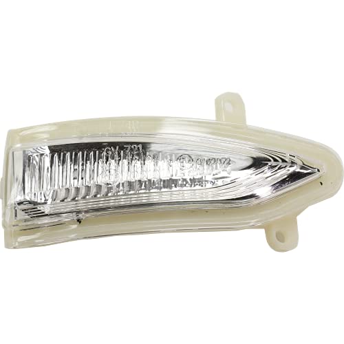 Evan Fischer Passenger Side Mirror Turn Signal Light Compatible with 2013-2019 Nissan Sentra, Fits 2013-2018 Altima 261603TH2A, NI1329101