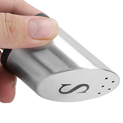 Pote recipiente de condimento de aço inoxidável, conjunto de caixa de tempero, frasco de tempero de