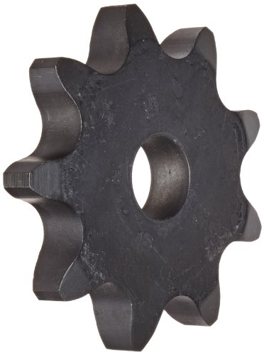 Martin Roller Chain Sprocket, Reboreable, Type A Hub, Single Strand, 100 Chain Size, 1.25