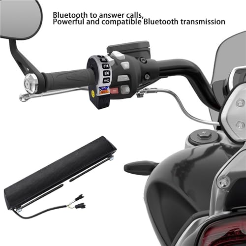 Parlante para manillar 12V para moto y scooter miniatura 3