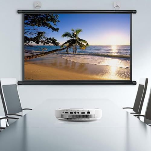 Pantalla manual para proyector 72 pulgadas 4:3 miniatura 1