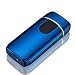 Produktbild Yangers Elektro-Feuerzeug mit Lichtbogen USB wiederaufladbar, elektronisches mit Doppel-Dual Arc Pulse Windproof Flammenlose Kein Gas-Refill, Touch-Sensor für Zigarren-Kerze (Blau)