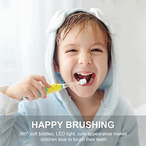 Careism 360° Soft Bristles Complete Dental Cleaning Baby Sonic Toothbrush (Light Blue) #TOP6