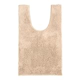 オカ(OKA) 乾度良好Dナチュレ トイレマット 耳長ロングサイズ (約105cm×65cm) ベージュ (かんどりょうこう 吸水 速乾 抗菌 防臭 トイレ 洗える ロング)