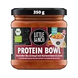 Little Lunch Bio Eintopf Protein Bowl | Linseneintopf, Bohneneintopf | 350ml | 100% Bio-Qualität | Vegan | Ohne zugesetzten Zucker | Laktosefrei | Keine künstlichen Zusätze | Ohne Geschmacksverstärker