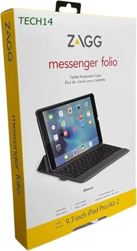 TECH14 Smart Folio Keyboard Case For iPad Air 2 (2nd Generation, 2014, 9.7-inch) Bluetooth Wireless Keyboard Cover With Pencil Holder, Auto Wake/Sleep - Image 5