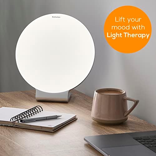 Beurer TL50UK Compact LED SAD Lamp - Helps Combat Seasonal Affective Disorder - Delivers 10,000 Lux Of Light - Slim And Stylish Design - UV-Free LED Light Therapy - Certified Medical Device