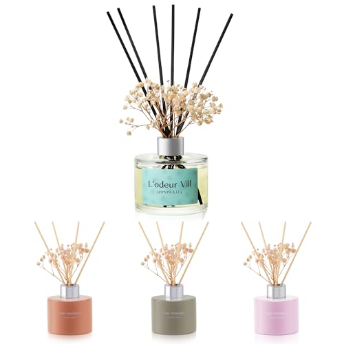 L'odeur Vill 3 Difusores Jazmín y Lirio 200ml miniatura 1