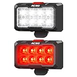 ACSO Bike Lights Front and Back,Super Bright Bike Light,IPX5 Waterproof,USB-C Rechargeable Bike Lights,5+8 Modes Bike Light Sets.