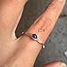 Genuine Garnet ring january birthstone ring sterling silver rings for women handmade chakra crystals and healing stones January birthstone eye ring by GRB ROY