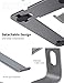 SOUNDANCE Laptop Stand, Aluminum Computer Riser, Ergonomic Laptops Elevator for Desk, Metal Holder Compatible with 10 to 15.6 Inches Notebook Computer, Grey