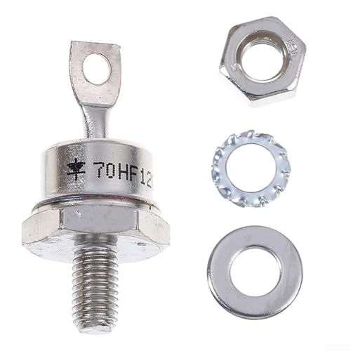 Rectifier Diode 70HF120 70A 1200V Compatible with Industrial Power Supply Converter and Motor Control Setups (HF)