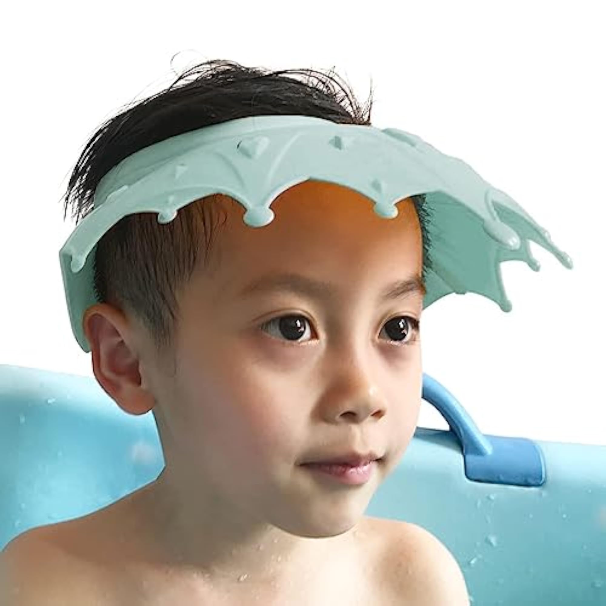 Adjustable Silicone Baby Shower Cap, Waterproof Hair Washing Hat