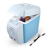 Wizvox Mini Nevera para Coche, 7.5l,Coche 12v,Bajo Ruido Nevera Portatil, con FuncióN De Enfriamiento Y CalefaccióN Mini Refrigerador, Regalos Geniales para El Coche