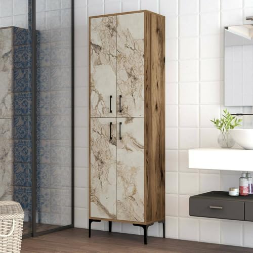 CARATTERISTICHE TECNICHE - Complemento d'arredo versatile, progettato per una facile integrazione con altri mobili - Imballaggio resistente, progettato per l'eCommerce - Materiale: Pannello melaminico 18mm, Metallo - Info aggiuntive: Con cerniera - Chiusura standard - Non adatto come separatore di ambienti - Smontato - Finitura effetto opaco