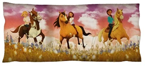 Bless Linen Licensed DreamWorks Spirit Riding Free Horses Body Pillow Cover