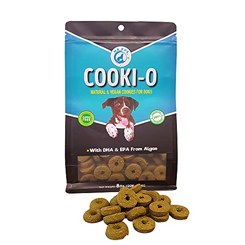 Mr Ros All Natural Dog Treat Cookie Biscuits-Gluten and Grain Free-Vegan-Marine Phytoplankton-Omega Algae-Dental