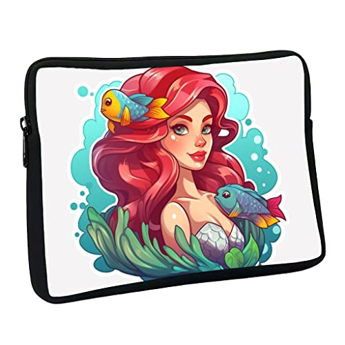 Beautiful Mermaid Mac Book Pro 16" Sleeve - Print Laptop Sleeve - Fantasy Mac Book Sleeve #TOP12