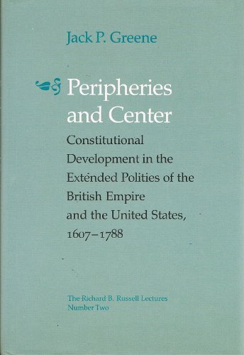 Peripheries and Center: Constitutional Developm... 0820308781 Book Cover