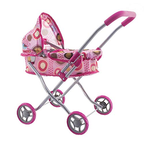EUROBABY Cochecito para muñecas de color rosa Cover