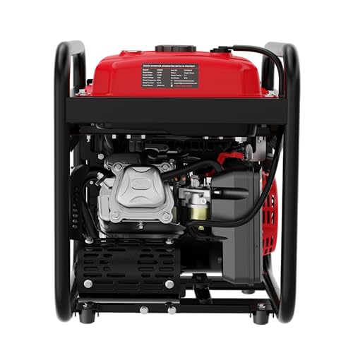 Image of PowerSmart 4500W Portable Generator with CO Alarm, Inverter Technology, Gas Generator for Home Use, Emergency, Camping, EPA Compliant, Parallel Ready