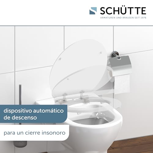 Miniatura 3 de Schütte - Asiento De Inodoro De Madera Con Dispositivo De Descenso Automático Y Tapa De Fibra De Madera