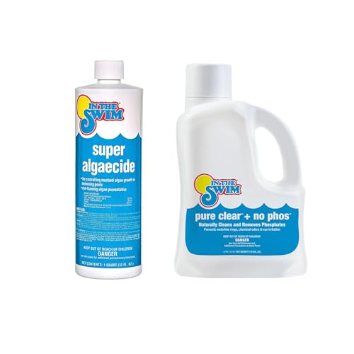 Image of In The Swim Super Algaecide 1 Qt. and Pure Clear + NoPhos Bundle 3L