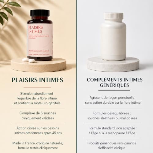 NALA - Plaisirs Intimes Femme 45+ - Probiotiques Flore Intime & Confort Vaginal - 4 Souches de Lactobacilles - Équilibre du Microbiote Intime - 30 Gélules - Fabriqué en France – vue 5