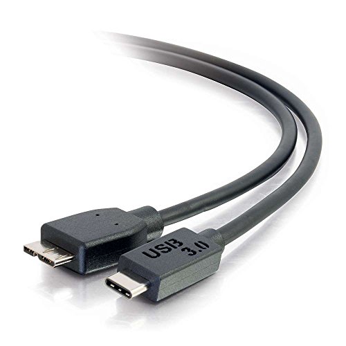 C2G Usb Cable, Usb 3.0 Cable, Usb C To Micro B Cable, Compatible With Thunderbolt 3 Tablet, Chromebook Pixel, Samsung Galaxy Tabpro S, Lg G6, Macbook, Black, 10 Feet (3.04 Meters), Cables To Go 28864 #TOP4