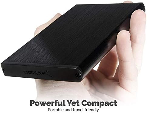 Sabrent Ultra Slim USB 3.0 to 2.5-Inch SATA External Aluminum Hard Drive Enclosure [Black] (EC-UK30)