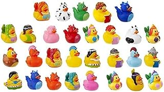Homestreet Set of Mixed Rubber Ducks,Mix up Mini Rubber Ducks for Party Favours, PArty Bags, Games, Duck race and more (12)