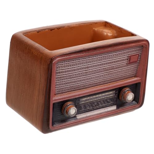 TOYANDONA 1 Pièce Pot de Fleurs Résine de Radio Conteneur pour Plantes Décoration Vintage Intérieur Compacte Couleur Couleur Aléatoire