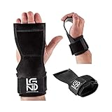 LEGEND Zughilfe-Handgelenksbandage-Grippad-Cobra für Bodybuilding, Fitness, Crossfit, Krafttraining, Powerlifting, erhöhte Griffkraft, Schutz der Handflächen (Größe M)