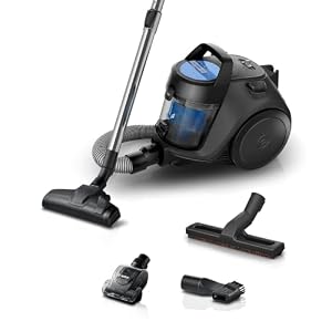 Bosch Staubsauger beutellos Serie 2 inkl. Hartbodendüse BGS05BA2TH, Schwarz