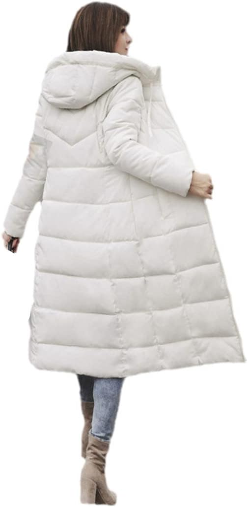 Women Winter Parka Coat Long Down Jacket Plus Size Hooded Duck Down Coat