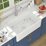 Lordear 30-inch White Fireclay